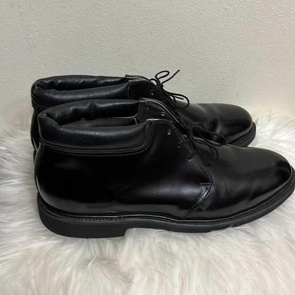 Sole Tech Ruva Black Leather Chukka Boots Mens Size 12D Booties - Picture 2 of 5